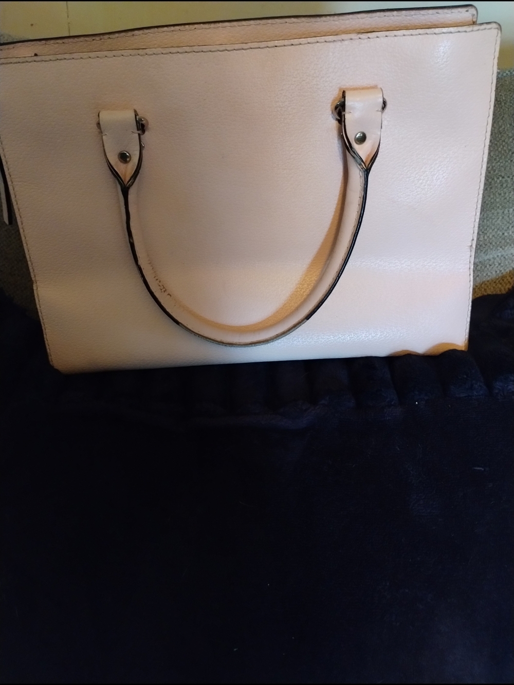 Kate Spade Pale Pink Structured Tote Handbag - Picture 2 of 4